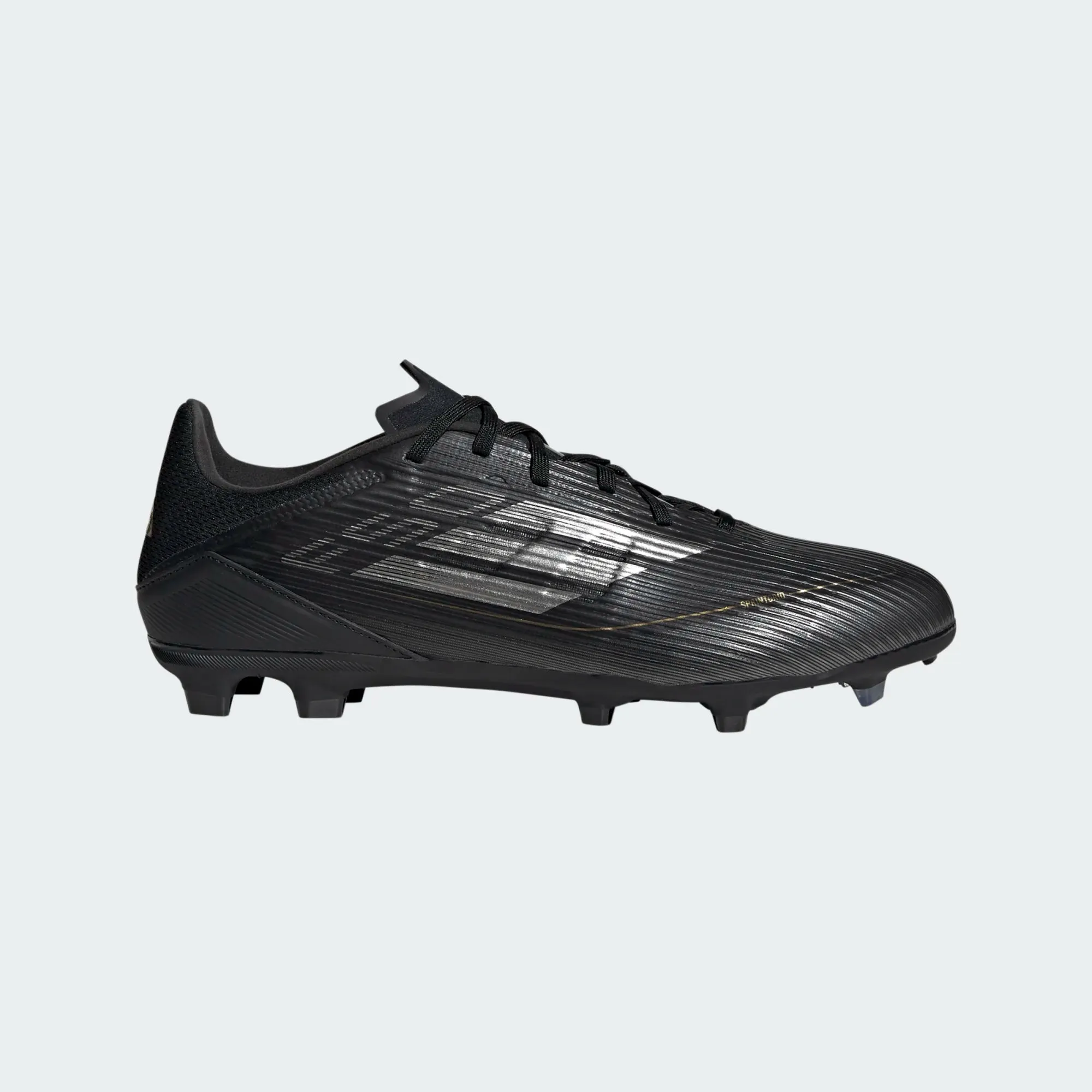 adidas F50 League FG/MG - Black/Iron/Gold