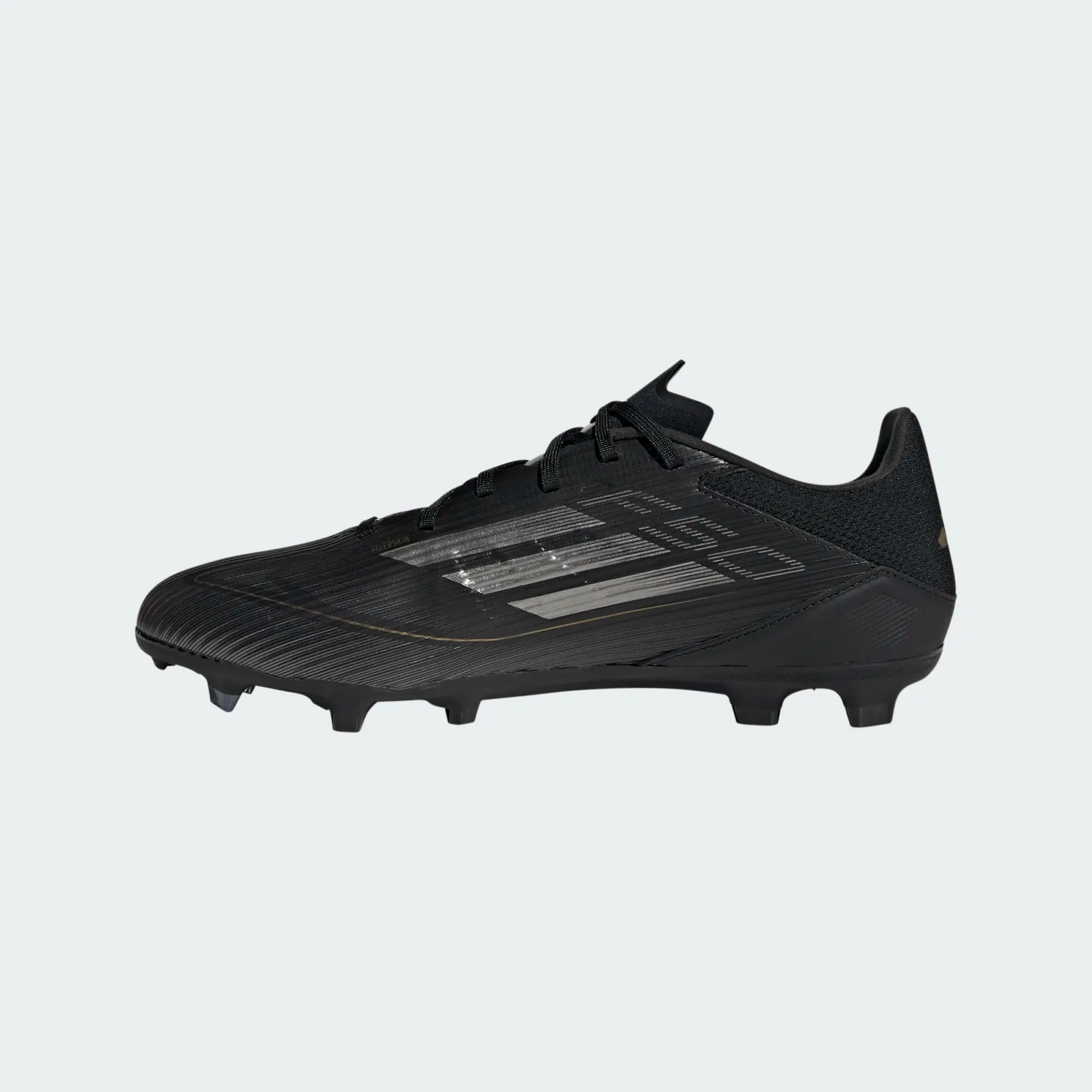 adidas F50 League FG/MG - Black/Iron/Gold