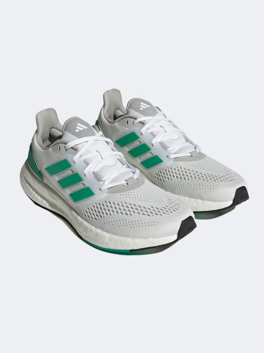 Adidas Pureboost 22 Men Running Shoes White/Green
