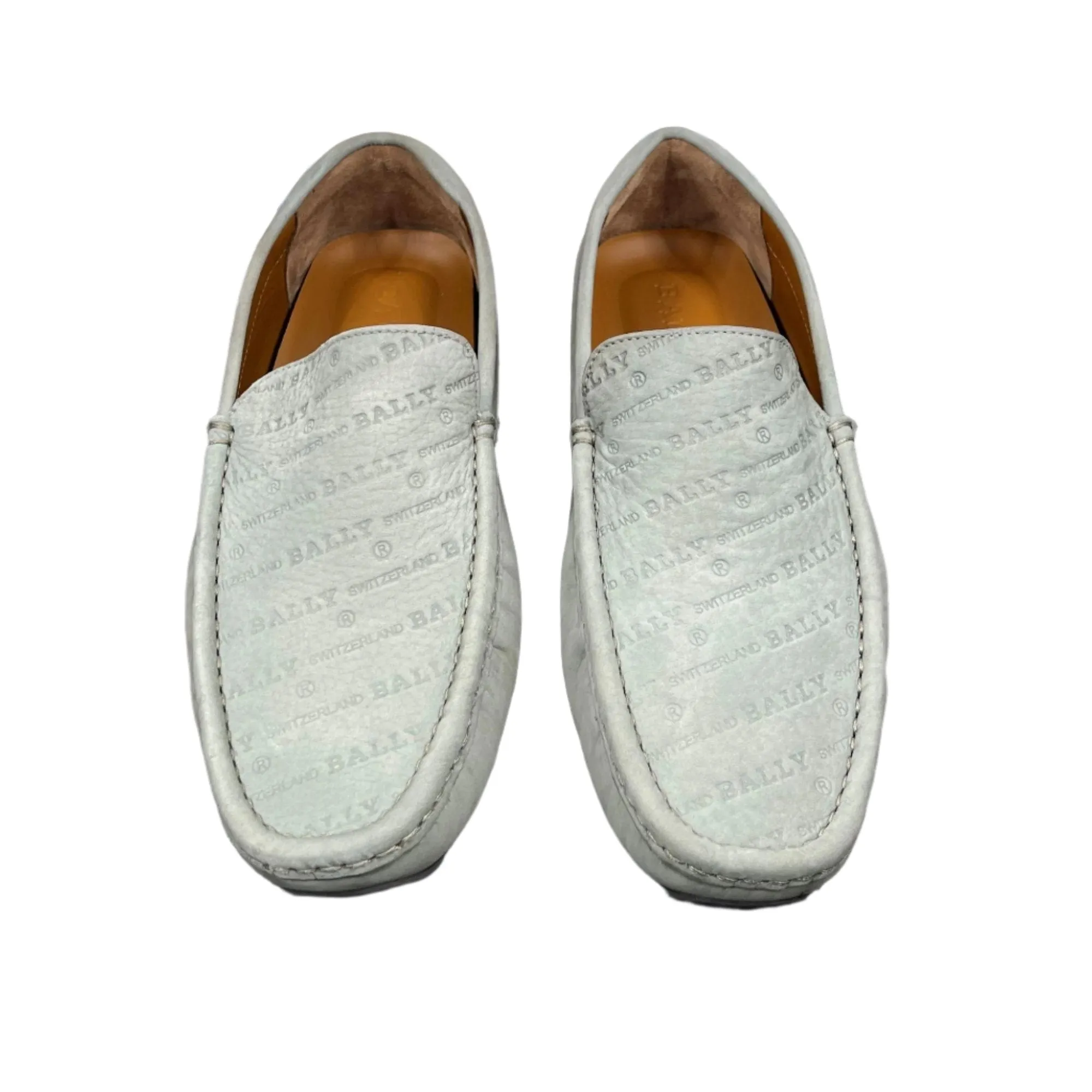 Bally Pico Opale Leather Loafers