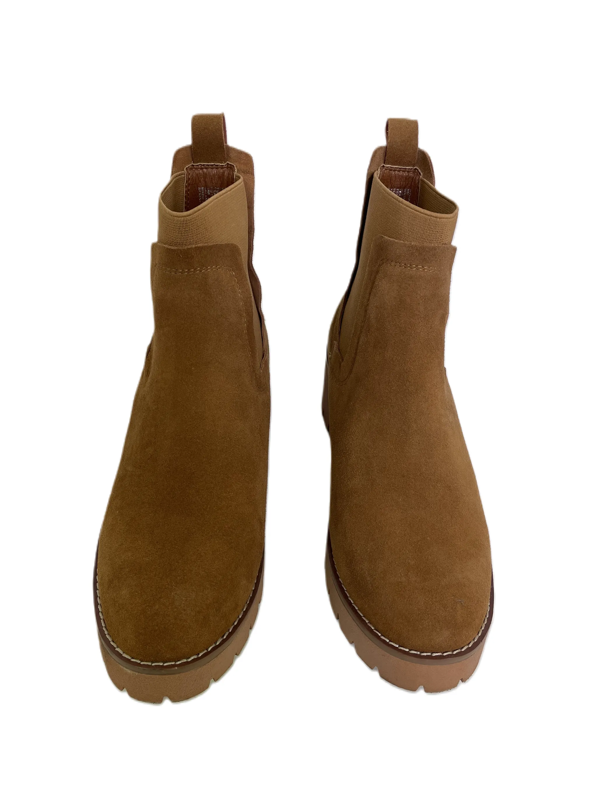 Boots Ankle Heels By Blondo In Tan, Size: 9