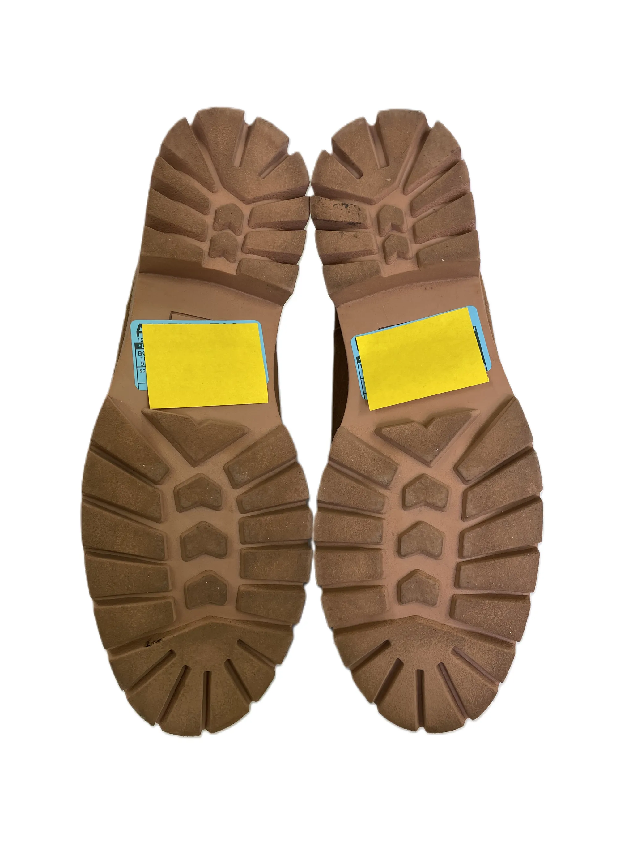 Boots Ankle Heels By Blondo In Tan, Size: 9