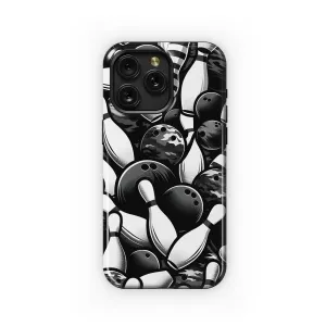 Bowling Balls and Pins Camouflage Phone Case iPhone Samsung Cover Pixel 3434