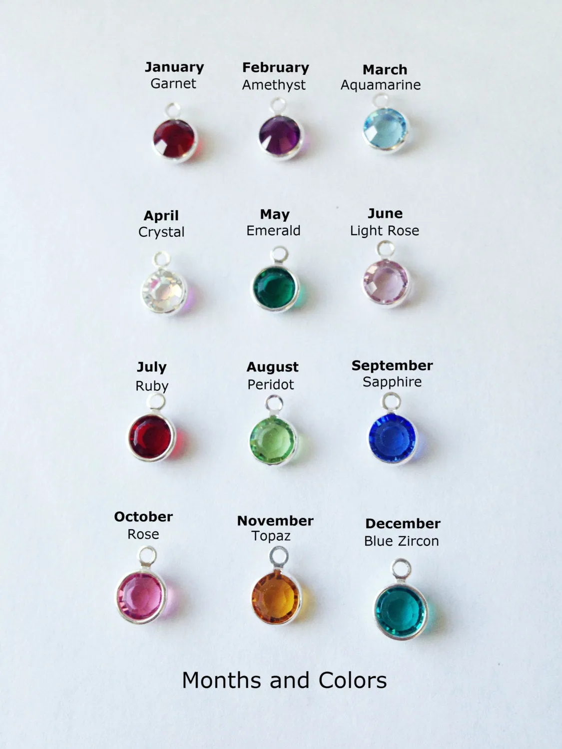 Bowling Birthstone Name Necklace