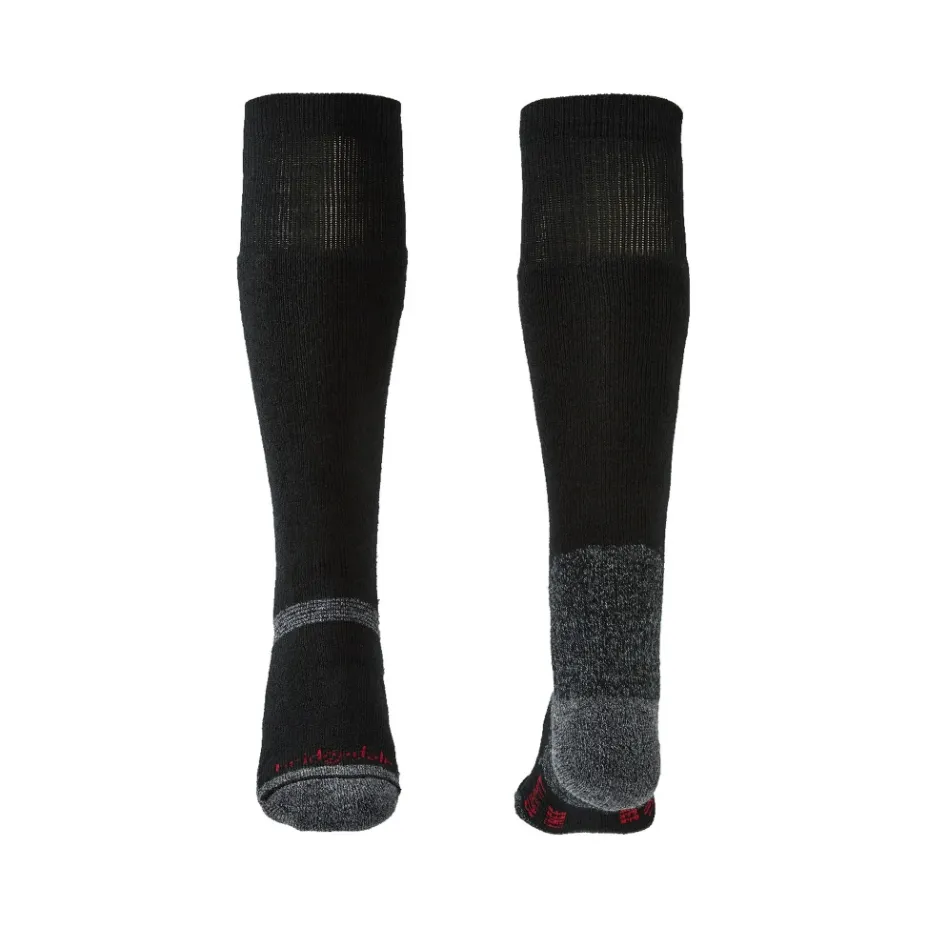 Bridgedale Unisex Explorer Heavyweight Merino Performance Knee Length Socks (Black)