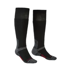 Bridgedale Unisex Explorer Heavyweight Merino Performance Knee Length Socks (Black)