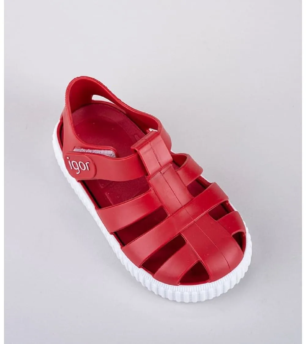 CANGREJERA PLAYA IGOR NICO ROJO VELCRO