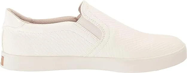 Dr. Scholl's Women's Madison Sneakers  Color White Faux Leather Size 8.5W