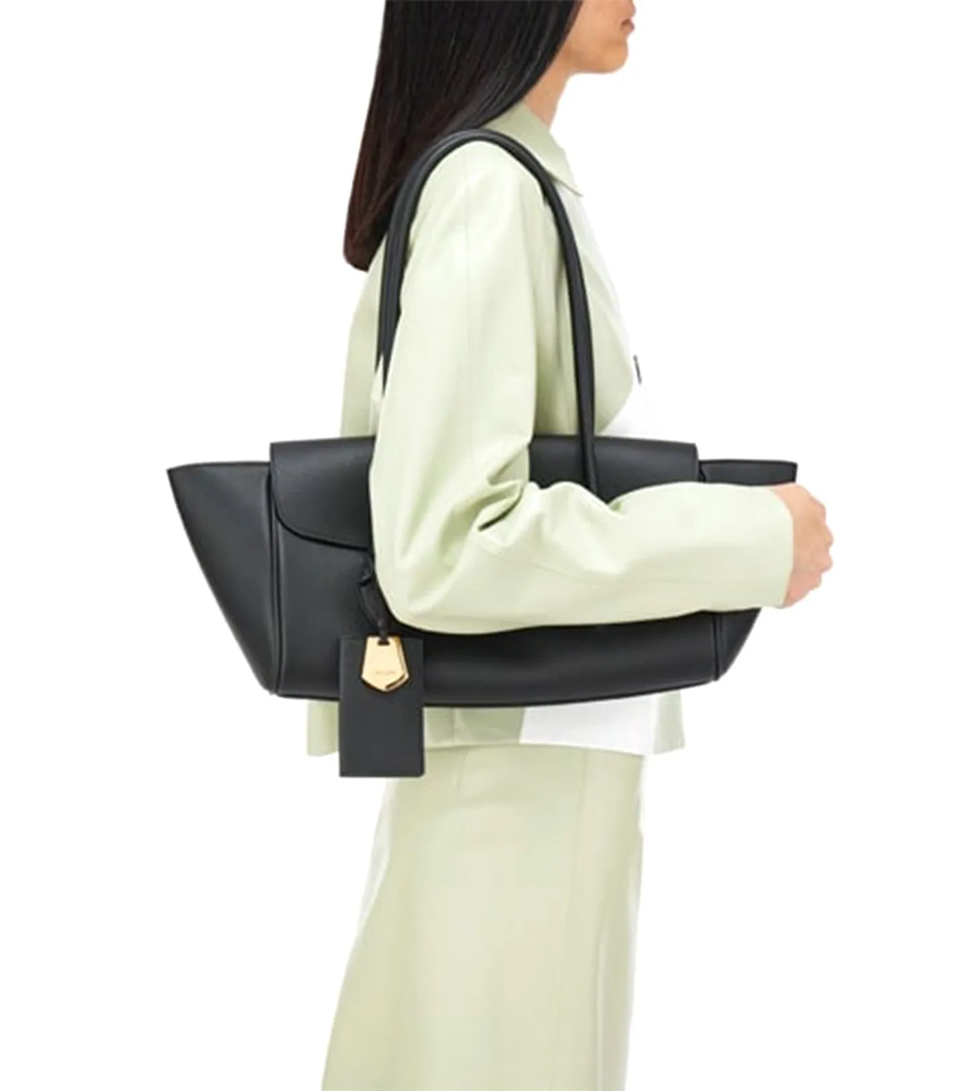 East-West Tote Bag (M) Black