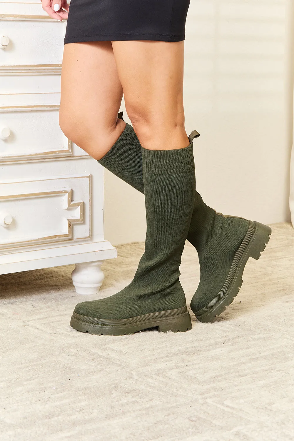Footwear Knee High Platform