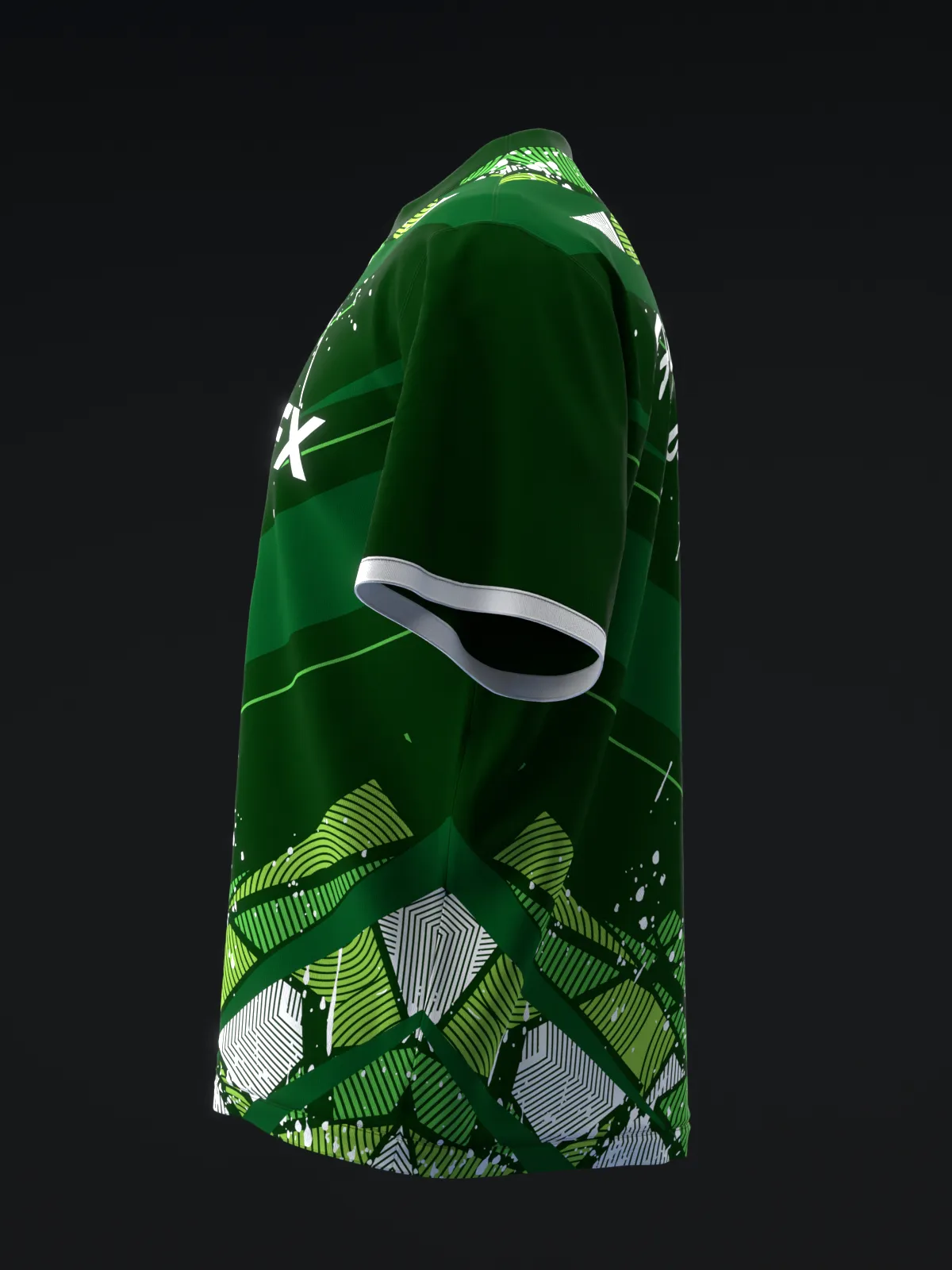 GLATTER - GREEN - BOWLING JERSEY