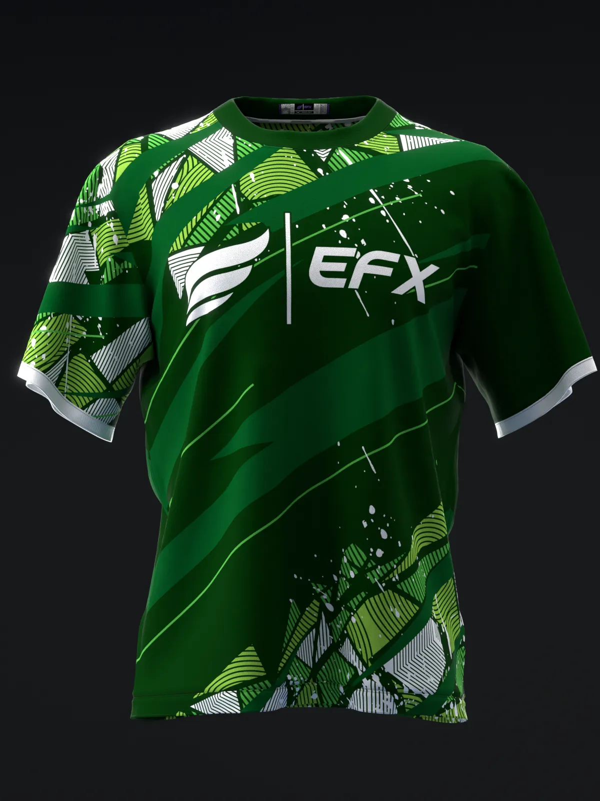 GLATTER - GREEN - BOWLING JERSEY