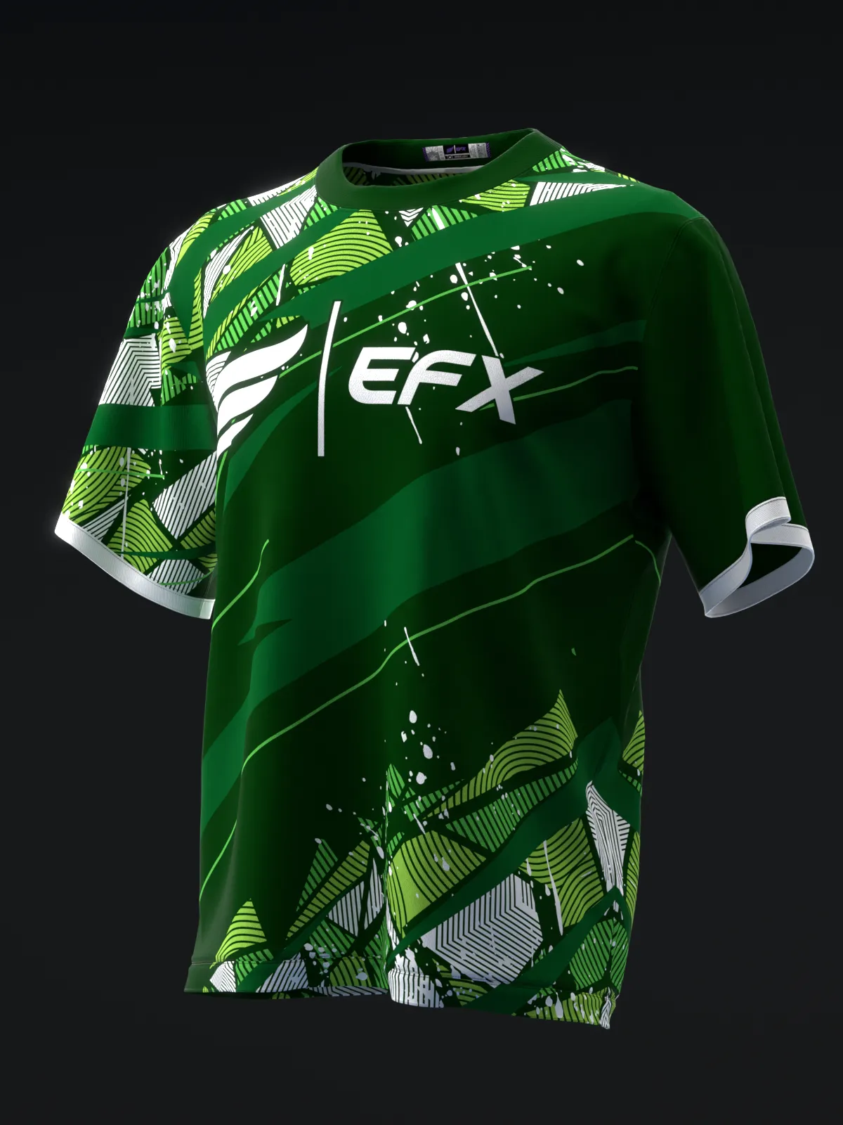 GLATTER - GREEN - BOWLING JERSEY