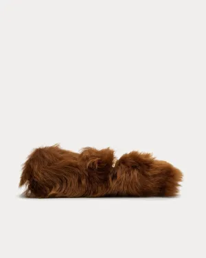 Gommino Fur Brown Driving Shoes