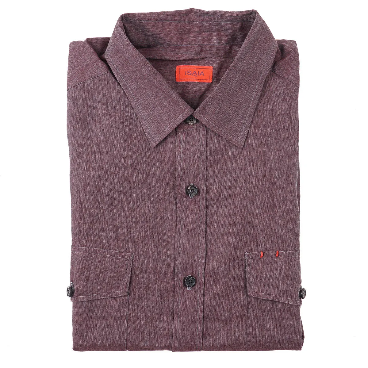 Isaia Lightweight Cotton Sport Shirt