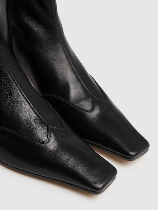Khaite   40mm Nevada stretch ankle boots 