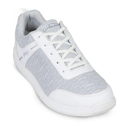KR Strikeforce Mens Flyer Mesh White Grey Bowling Shoes