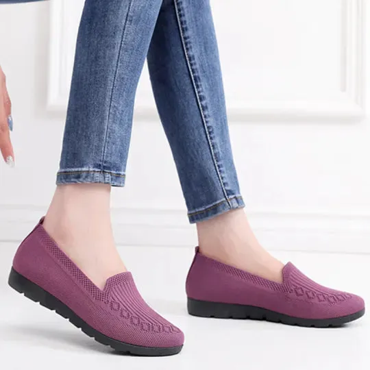 🔥Last Day 40% OFF -Women's Stylish Knit Mesh Slip-on Sneakers