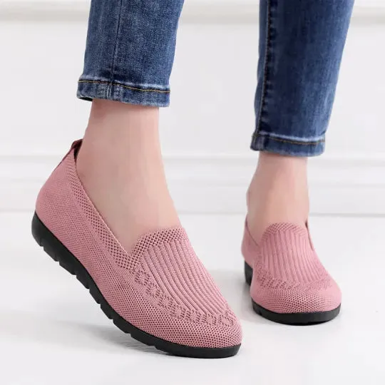 🔥Last Day 40% OFF -Women's Stylish Knit Mesh Slip-on Sneakers