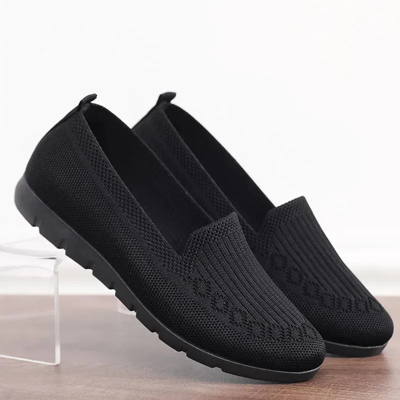 🔥Last Day 40% OFF -Women's Stylish Knit Mesh Slip-on Sneakers