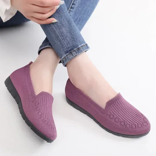 🔥Last Day 40% OFF -Women's Stylish Knit Mesh Slip-on Sneakers