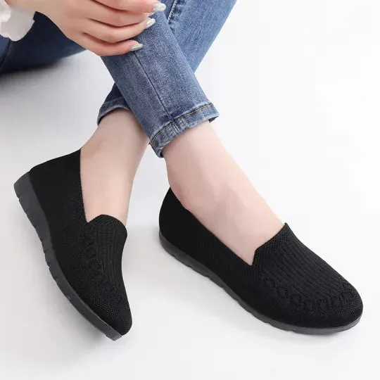 🔥Last Day 40% OFF -Women's Stylish Knit Mesh Slip-on Sneakers