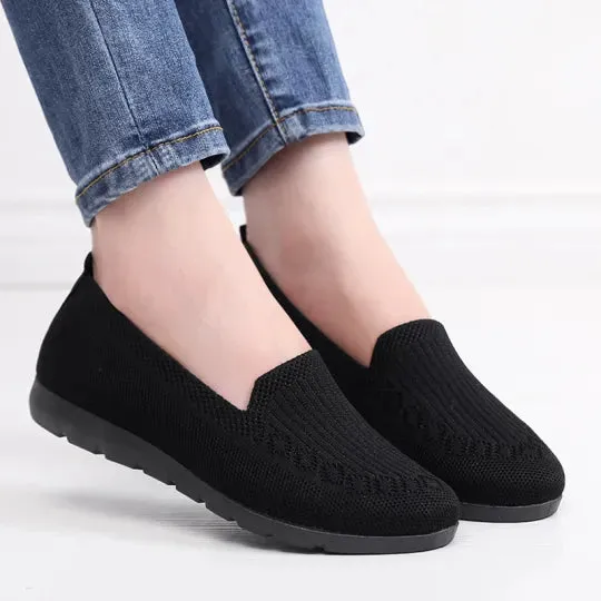 🔥Last Day 40% OFF -Women's Stylish Knit Mesh Slip-on Sneakers