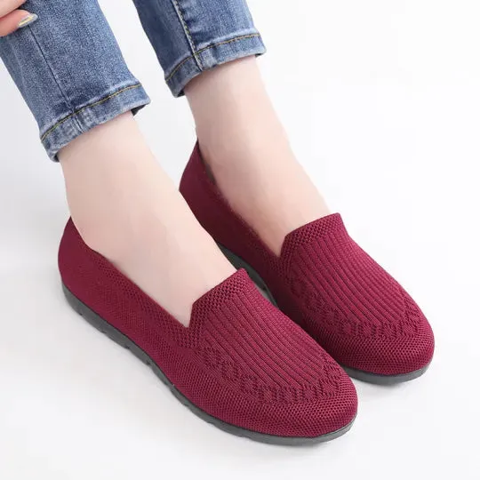🔥Last Day 40% OFF -Women's Stylish Knit Mesh Slip-on Sneakers
