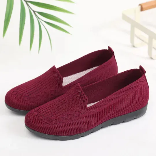 🔥Last Day 40% OFF -Women's Stylish Knit Mesh Slip-on Sneakers