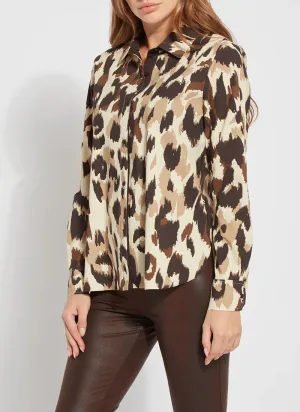 Lysse Fashion Connie Slim Button Down Mute Burst
