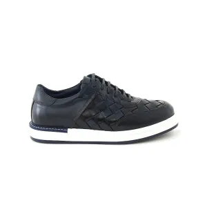 Men's Calf Leather Handcrafted Sneakers M8018