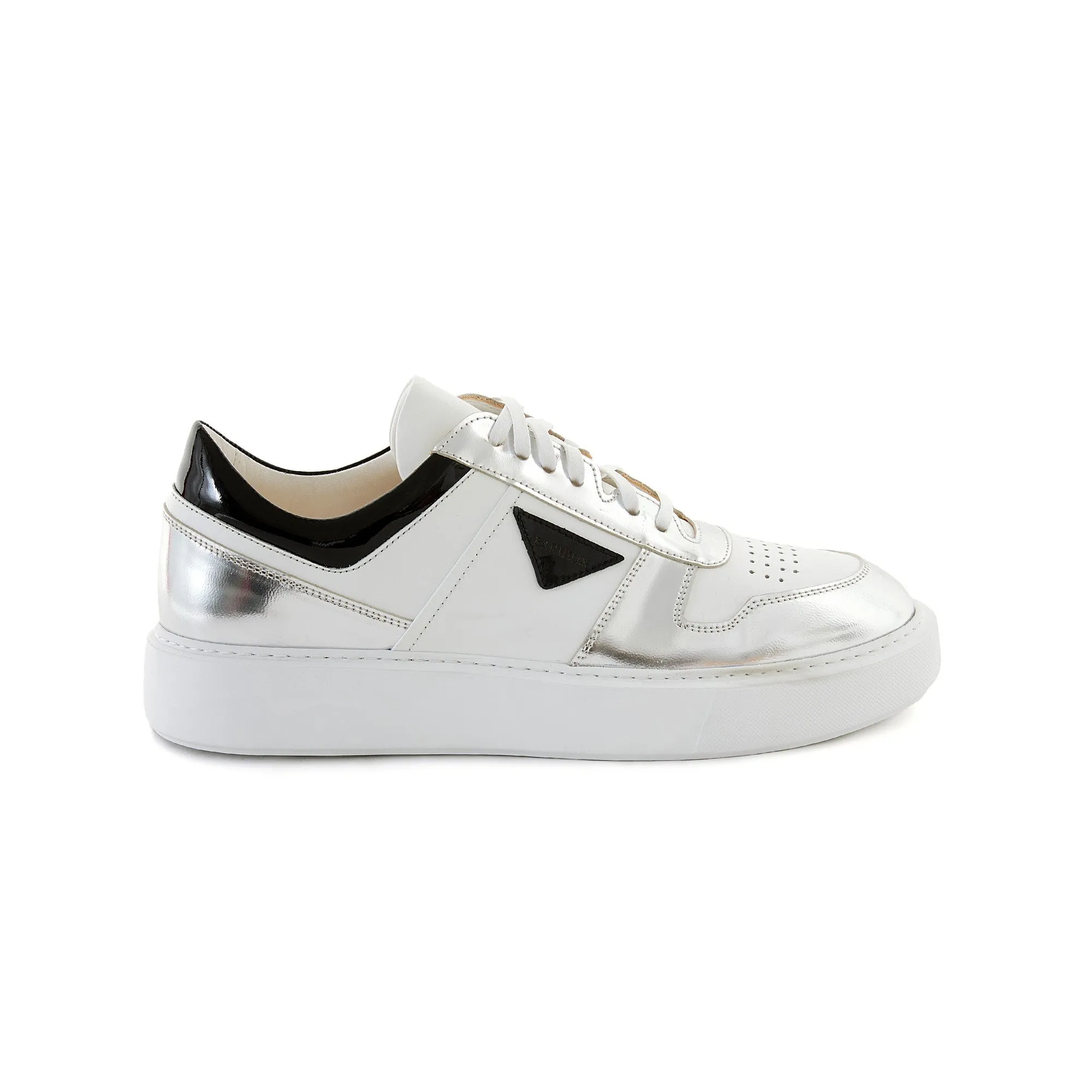 Men's Calf Leather Handmade Sneakers M8004