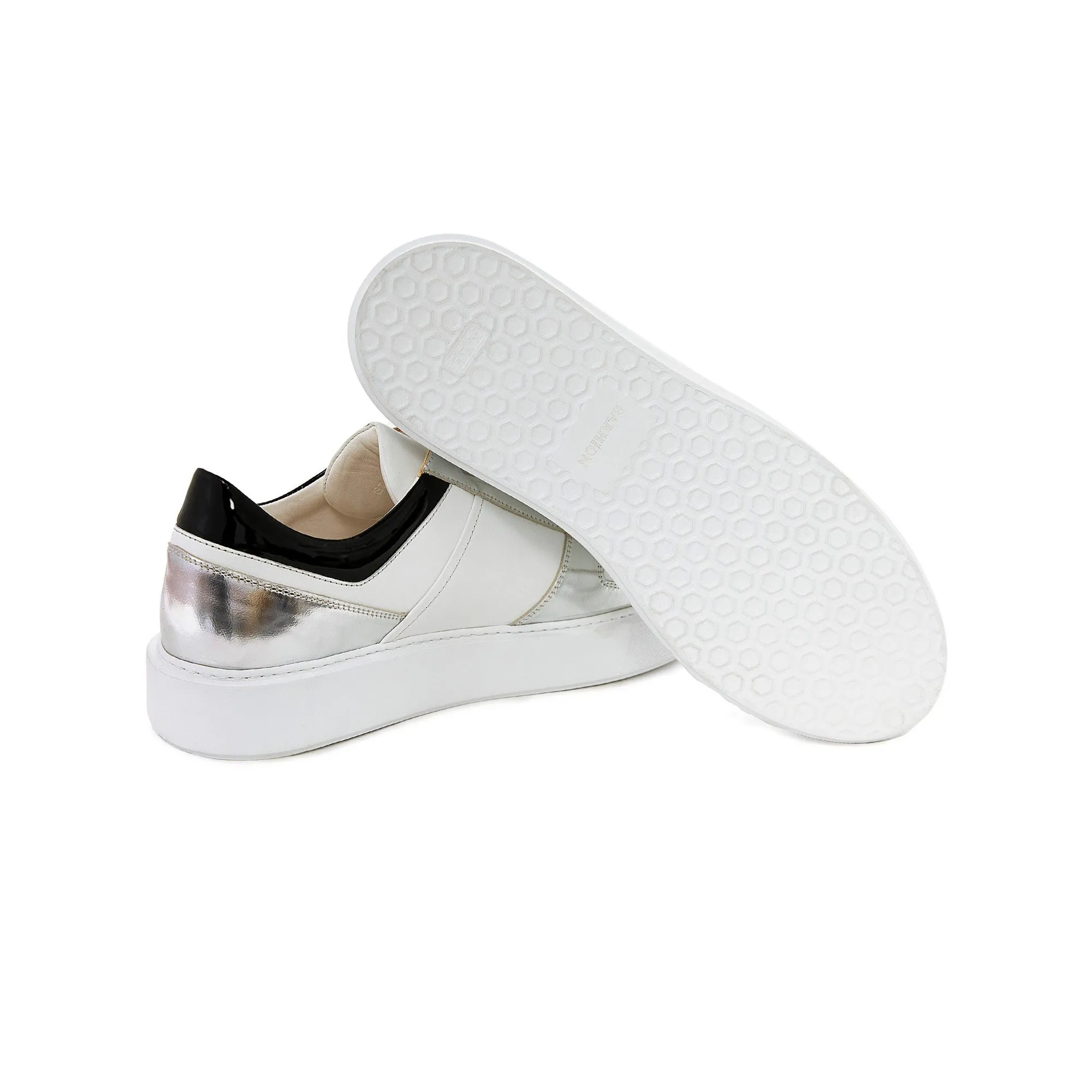 Men's Calf Leather Handmade Sneakers M8004