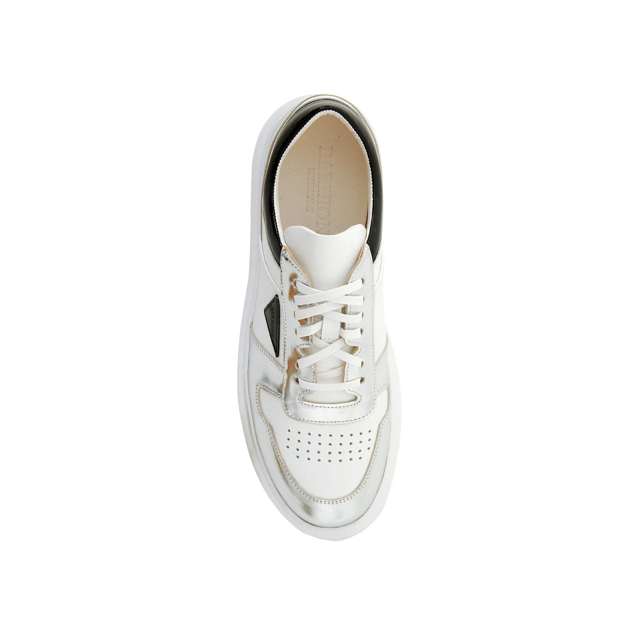 Men's Calf Leather Handmade Sneakers M8004