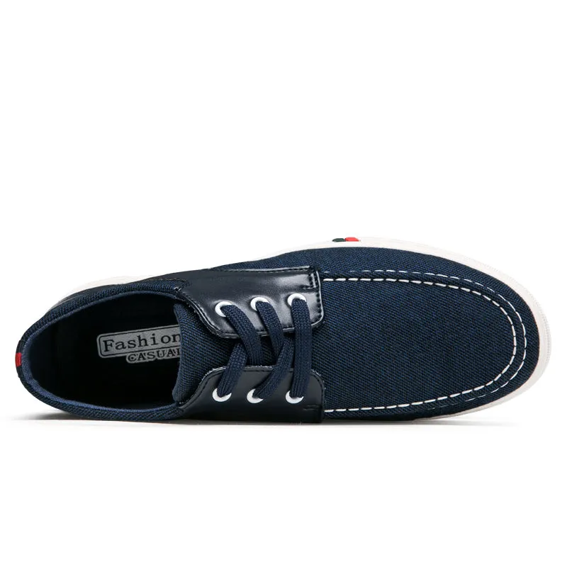 Mens Casual Lace Up Canvas Shoes Fashion Walking | runandup
