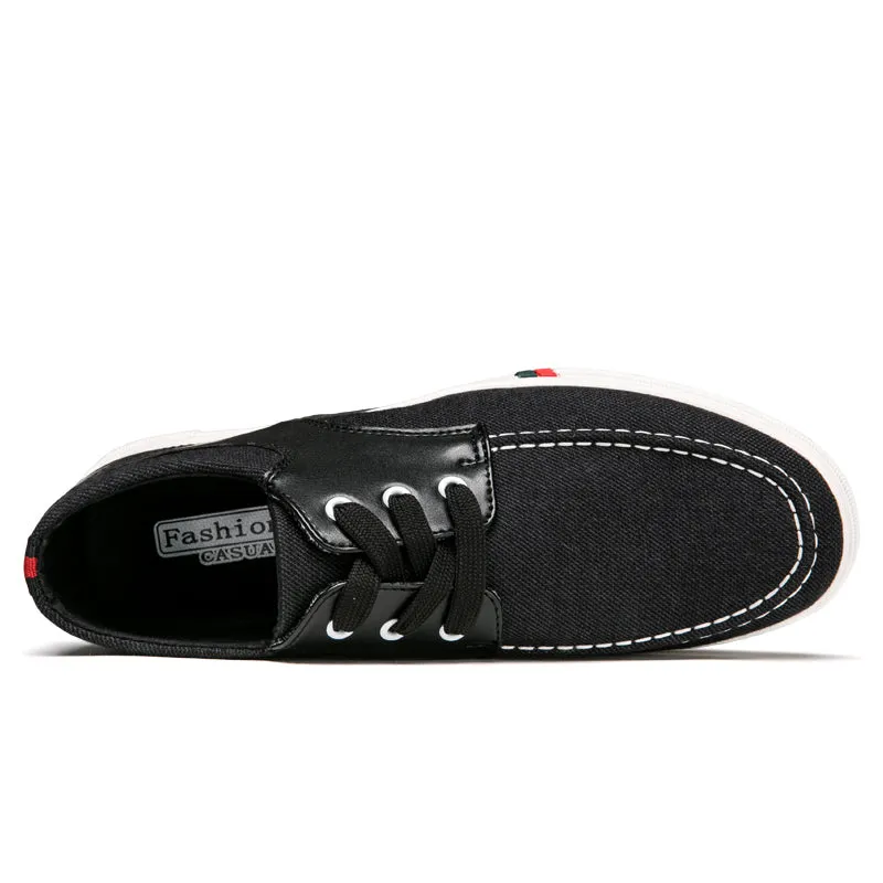 Mens Casual Lace Up Canvas Shoes Fashion Walking | runandup