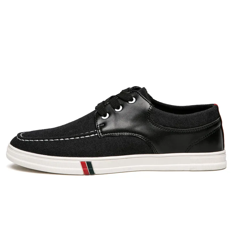 Mens Casual Lace Up Canvas Shoes Fashion Walking | runandup