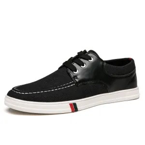 Mens Casual Lace Up Canvas Shoes Fashion Walking | runandup