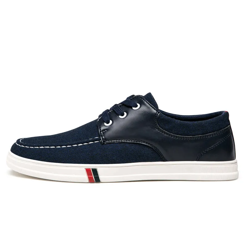 Mens Casual Lace Up Canvas Shoes Fashion Walking | runandup