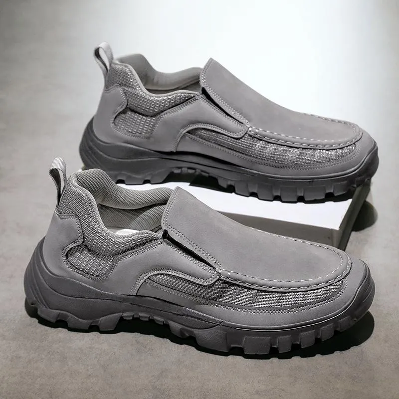 Men's Lightweight Breathable Casual Orthopedic Slip-On Walking Shoes