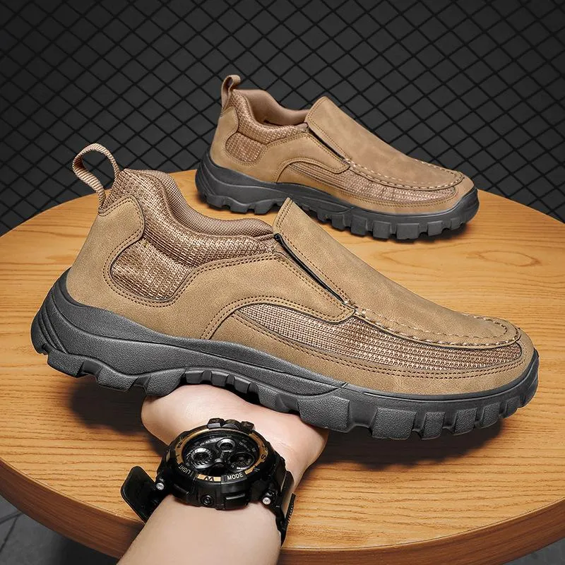 Men's Lightweight Breathable Casual Orthopedic Slip-On Walking Shoes