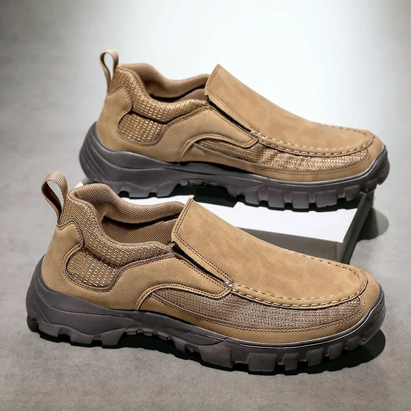 Men's Lightweight Breathable Casual Orthopedic Slip-On Walking Shoes