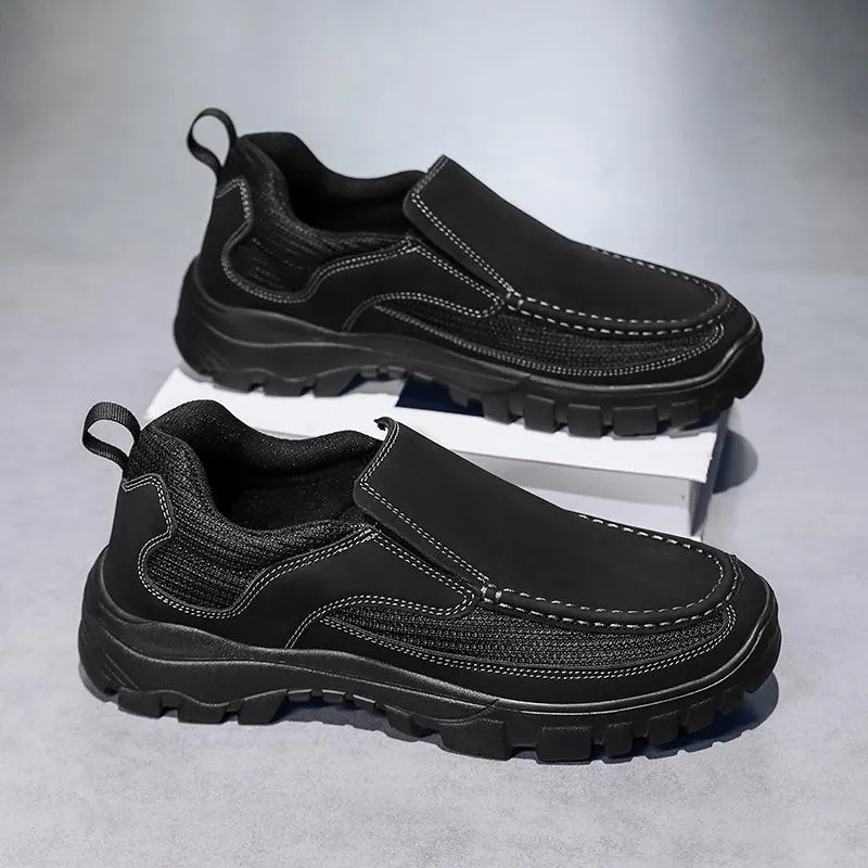 Men's Lightweight Breathable Casual Orthopedic Slip-On Walking Shoes