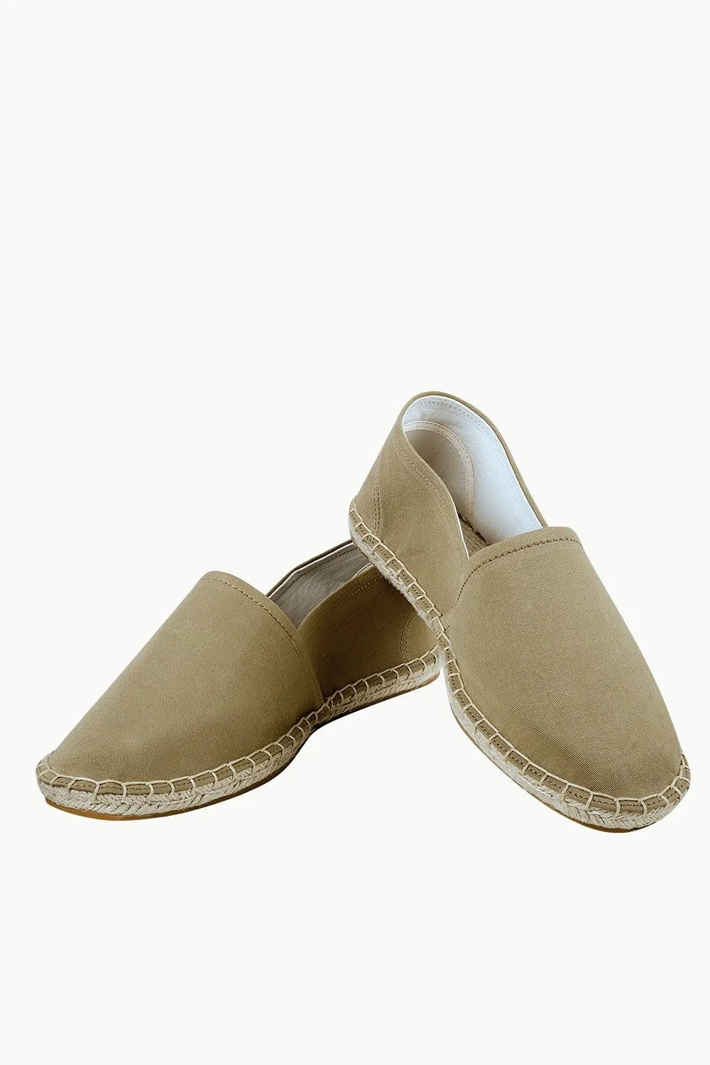 Men's Sand Canvas Basque Espadrilles