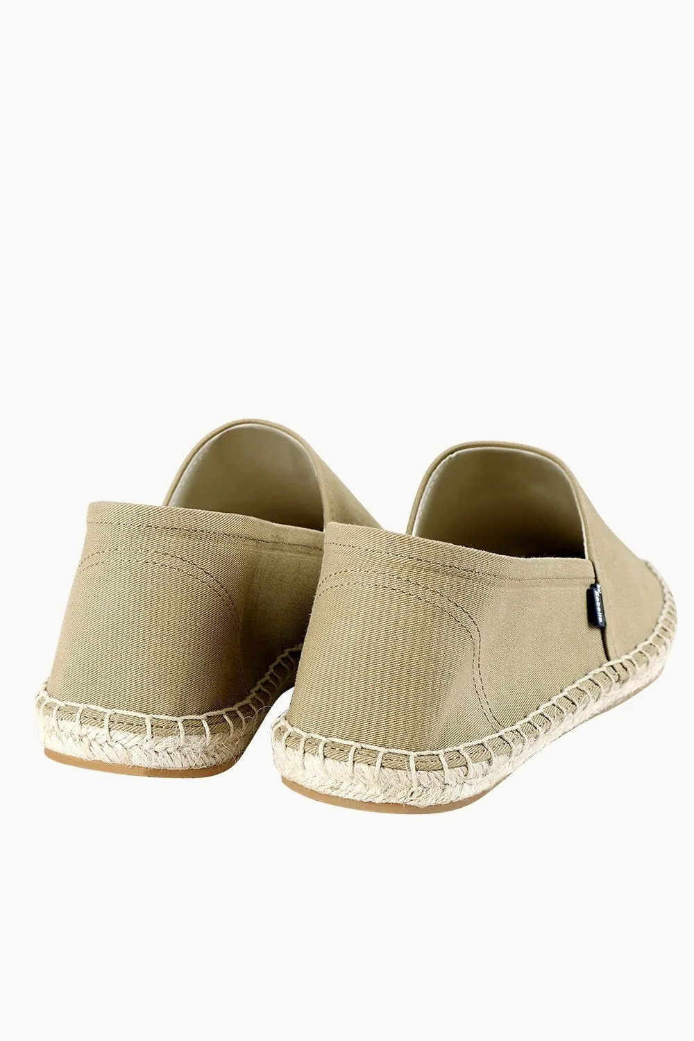 Men's Sand Canvas Basque Espadrilles