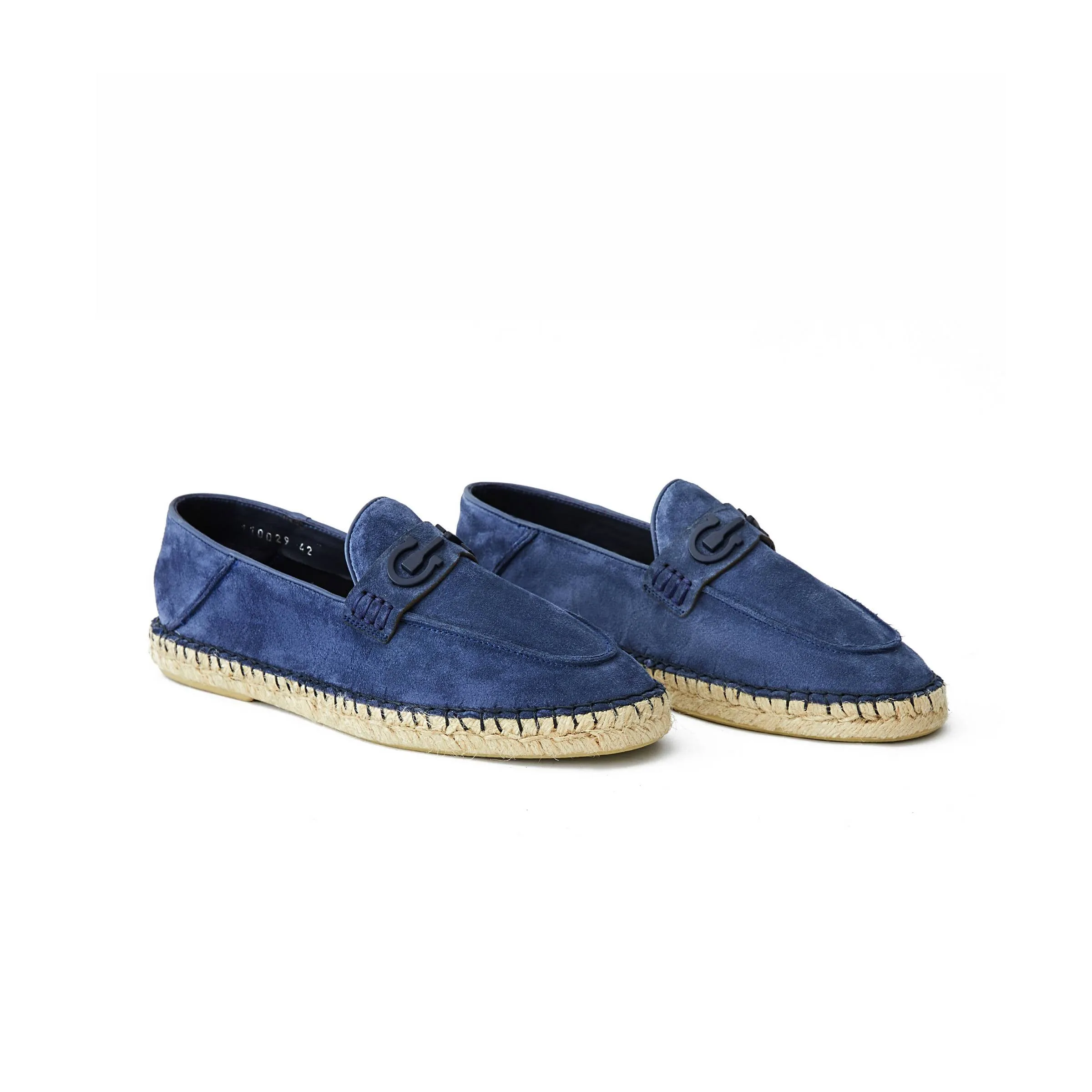 Men's Suede Calf Leather Handmade Espadrilles M9008