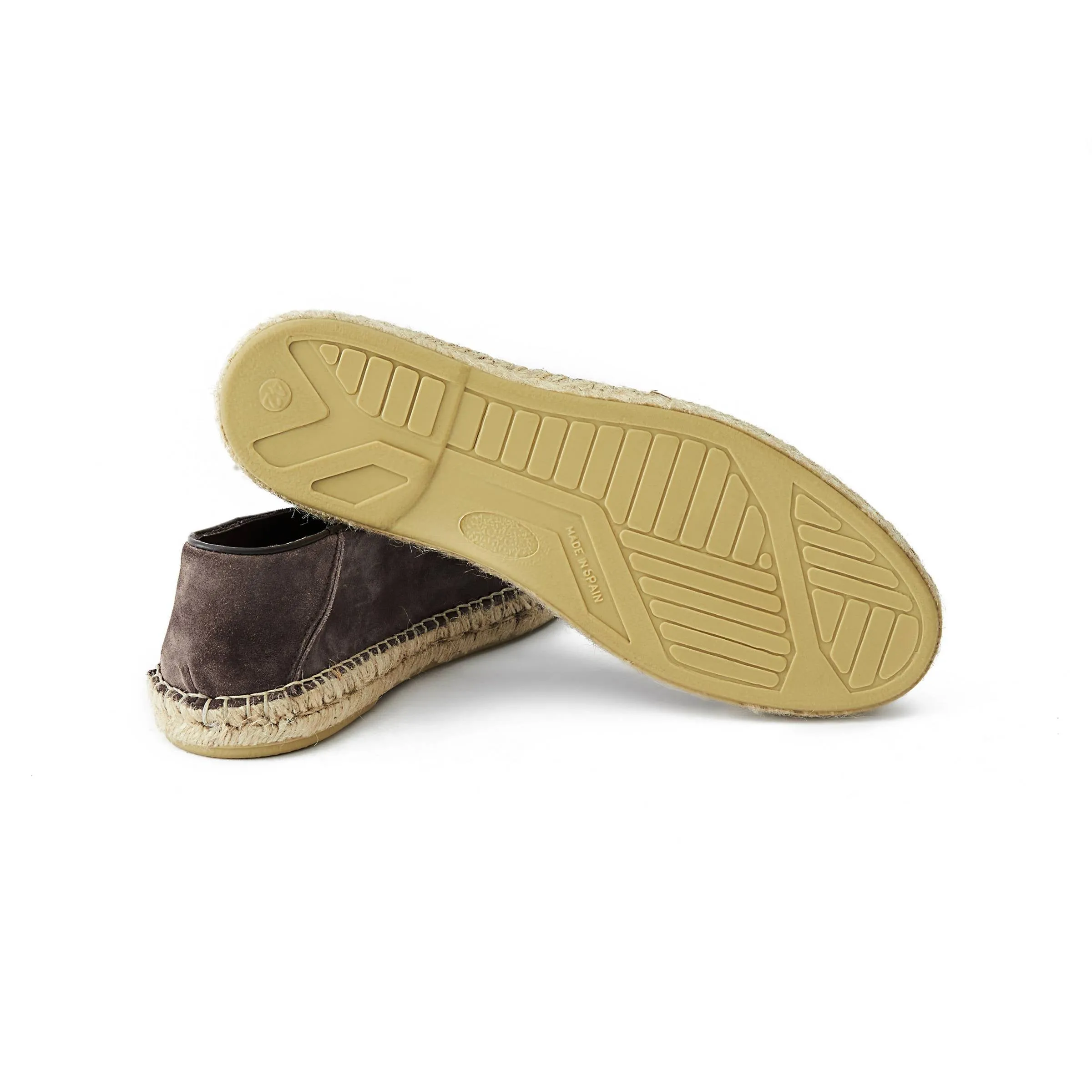 Men's Suede Calf Leather Handmade Espadrilles M9008