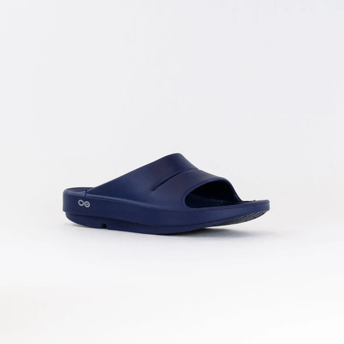 OOFOS Ooahh Slide Sandal (Unisex) - Navy