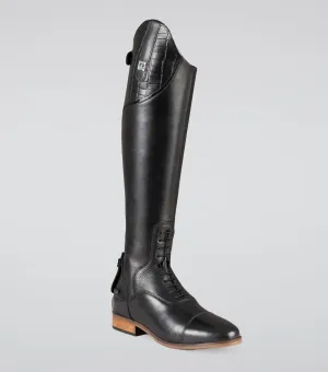 Passaggio Ladies Leather Field Tall Riding Boot Black Passaggio Ladies Leather Field Tall Riding Boot Black