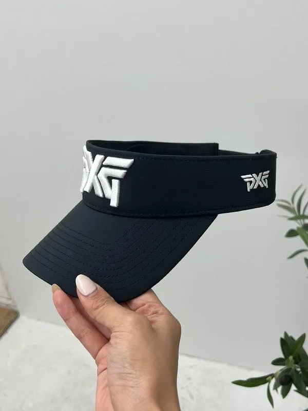PXG Men's Lightweight Sport Visor Black H-22PXG000012BLK